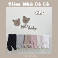 Quần tất liền bàn chân size lớn 1-4 tuổi tông trơn co giãn tốt len dày giữ nhiệt cực ấm mùa dông phong cách hàn quốc