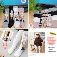 Quần tất liền bàn, quần tất len cho bé gái mẫu TX01