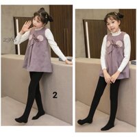 Quần tất lót lông trẻ em 3-12y