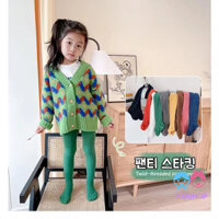 Quần Tất Màu Trơn Phong Cách Mới Mùa Thu Cho Bé Gái