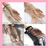 Quần tất nữ Hàn Quốc tàng hình siêu dai và mỏng, mặc thu đông, tất da chân chất lưới mỏng co dãn siêu trong  - Đen