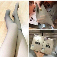 Quần tất nữ mùa đông 3D SK 2in1 lưới lót nỉ màu da siêu ấm, định hình thon eo + chân, đánh lừa thị giác che khuyết điểm