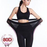 Quần tất satin 80D cho phụ nữ mùa xuân và mùa thu, tạo cảm giác chân trần, kích thước lớn cho bà bầu, chống vướng, không trượt, quần lót cơ bản