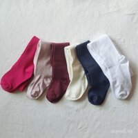 Quần tất trẻ em cotton không đường may, legging mùa xuân và mùa thu, xuất khẩu dư, có gân, giảm béo cho bé gái lớn