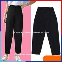 Quần Tây Baggy Dáng thụng Lưng Cao Basic có size BC128