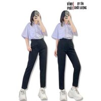 Quần Tây Baggy Nữ Học Sinh Cấp1 2&3 - Ảnh Thật