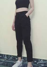 Quần tây baggy nữ ống đứng  - L