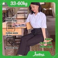 Quần tây bé gái màu đen đi học cao cấp đồng phục học sinh nữ