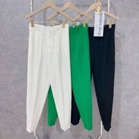 Quần tây công sở form đẹp, Quần vải dáng baggy cạp cao QS781 - NhiNhi Shop