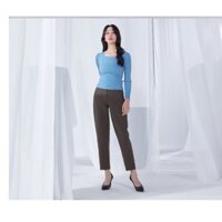 Quần tây dáng baggy lưng thun Stud1o màu nâu nhạt xuất khẩu Hàn