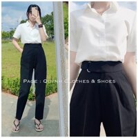 quần tây đen , công sở , đi học , đai D