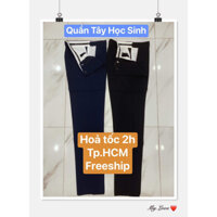 Quần tây đen học sinh cho bé đi học cấp 1 cấp 2 cấp 3 Bigsize 30kg->100kg
