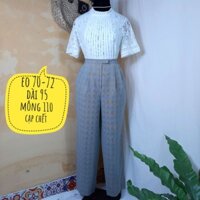 Quần tây kẻ nanh sói