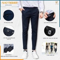 Quần tây MUSLAND SmartFit SLIMFIT lưng thun dễ chịu - from dáng cực chuẩn - mẫu quần vải co giãn chuẩn men - QVML8