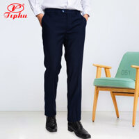 Quần tây nam cao cấp Amazing màu đen và xanh đen, form truyền thống công sở, không ly, ống đứng - Màu xanh đen - 36 eo 92cm