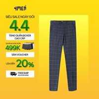Quần Tây Nam Caro Trơn 4MEN QT029 form cơ bản, dáng đứng đẹp, chất liệu polyester co giãn tốt