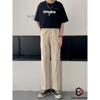 Quần Tây Nam CHUMI Quần Ống Rộng Nam Form Suông Ống Đứng Kiểu Dáng Hàn Quốc Siêu Đẹp QD375