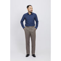 Quần tây nam Classic fit màu nâu nhạt