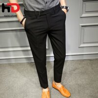Quần Tây Nam Hàn Quốc Ống Côn Cao Cấp - Full màu: Xanh, đen, xám, kem chất vải co giãn dày dặn, form Slimfit hàn quốc