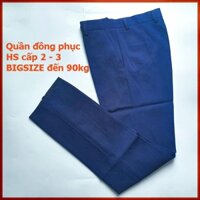 Quần tây nam học sinh cấp 2, cấp 3 - Quần đồng phục học sinh từ 35kg đến BIGSIZE 90kg - NH KIDS SHOP