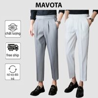 Quần Tây Nam Mavota Quần Âu Bó Gấu Phong Cách Hàn Quốc QD311