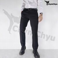 Quần Tây Nam Ống Đứng Cao Cấp Công Sở ChymChyu Màu Đen