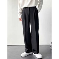 Quần tây nam ống suông cạp chun quần âu dáng baggy chống nhăn QN03