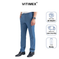 Quần Tây Nam Thời Trang VITIMEX QSK9072/QSK9073 Chất Vải Cao Cấp Phom Dáng Trẻ Trung Thiết Kế Trơn