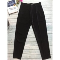 Quần tây nữ baggy ống côn vải tuyết mưa