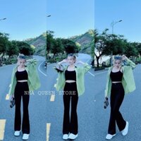 Quần Tây Nữ Ống Loe Chất Vải Kate Mềm Siêu Tôn Dáng YUMI BÁN SỈ