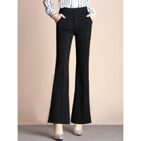 Quần tây Ống Loe Lưng Cao - QLOE - 2XL - Đen