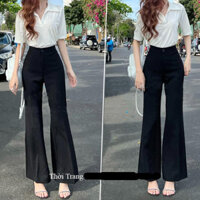 Quần tây ống loe lưng cao vải UmiVitex dày mềm đi học công sở _ Shop Quần Áo 9