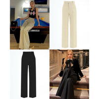 Quần tây suông ống rộng [CHẤT XỊN - ẢNH THẬT] cạp cao tôn dáng vải mềm mại dày dặn cầm nặng tay -Sẵn