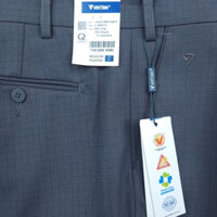 quần tây việt tiến sọc xám 1 ly chính hãng mã 4337