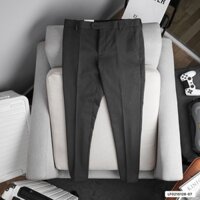 Quần tây xám chuột Eric Home lưng thun dễ chịu 💖 from dáng slimfit cực chuẩn 💖 quần vải co giãn chuẩn men 💖 QVEH1 💖