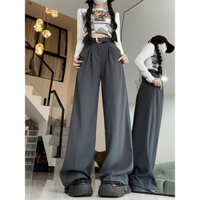 Quần Tây Xám Ống Rộng (sẵn)