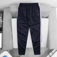 Quần thể dục đồng phục học sinh cấp 1 2 3 bigsize màu xanh đen  quần thể thao ba sọc size to chất vải cào