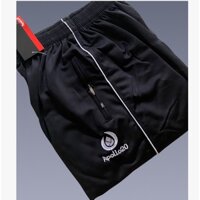 Quần thể dục thể thao 1 sọc - Thun tốt xịn - Có túi Zip khoá kéo 2 bên - THUN MÀU ĐEN(HÀNG TỐT)