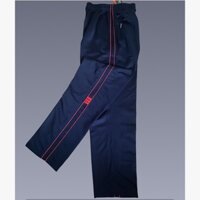 Quần thể thao 2 sọc - Thun tốt xịn - Có túi Zip khoá kéo 2 bên - THUN MÀU XANH ĐEN (HÀNG TỐT)