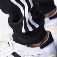 Quần Thể Thao Jogger 3 sọc - Chất Thun Poly 2 da không nhăn KHÔNG XÙ LÔNG - Quần 3 sọc ống bo,Size S  40 - 50kg