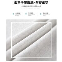 Quần thể thao màu trắng và xám cho nữ, quần legging sọc ngang cạp cao mùa xuân thu