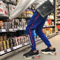 quần thể thao nam, quần thun thể thao - Xanh - FreeSize