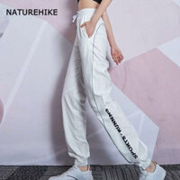 Quần thể thao NATUREHIKE dành cho nữ, quần âu rộng rãi, quần bảo hộ lao động tập yoga giảm béo lưng cao dành cho nữ