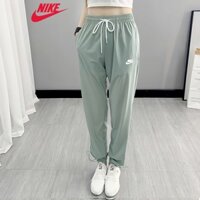 Quần Thể Thao Nike 100% Lụa Lạnh Thấm Hút Mồ Hôi Thoáng Khí Nhanh Khô Thời Trang Mùa Hè Cho Cặp Đôi