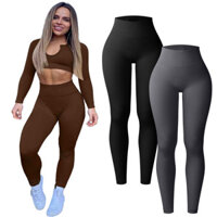 Quần thể thao nữ Quần legging ren tập thể dục Quần thể thao cạp cao