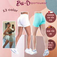 Quần Thể Thao Nữ, Quần Ngắn Tập Gym Yoga Nữ Chun Mông Dệt Kim Cao Cấp Co Giãn Thấm Hút Tốt (mã IMPACT ngắn)