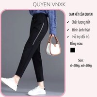 Quần thể thao nữ sọc lỡ nhũ bạc trẻ trung, hàng qccc chất đanh lỳ mặc được 4 mùa