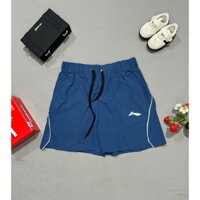 Quần Thể Thao NUKOI Viền Liling, Cạp Chun Mềm Mại, Quần Short Gió Co Dãn Tốt