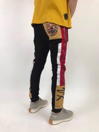 quần thun dài jogger nam - đen - XL