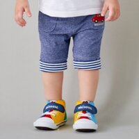 Quần thun lửng cho bé trai, 95% cotton & 5% polyurethane, LONG PANTS, MIKIHOUSE, [12-3205-456]